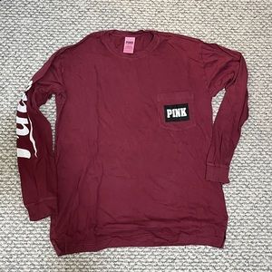 Long Sleeve VS Pink Top